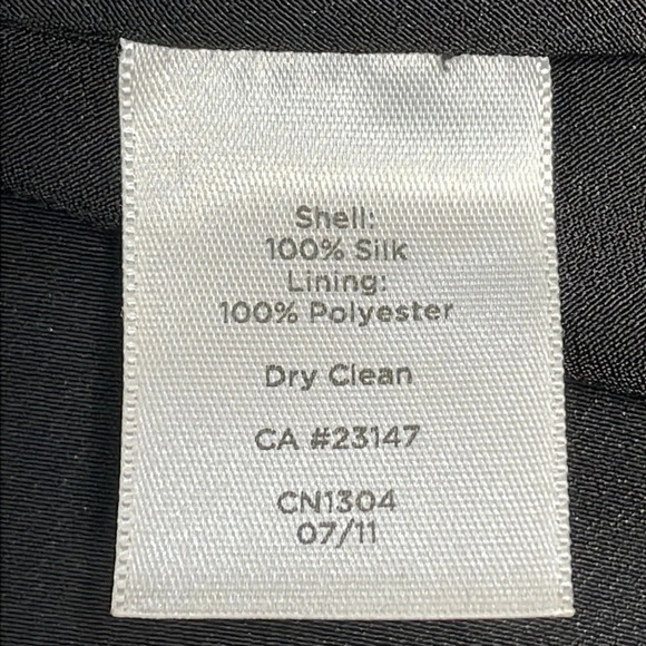 NWT Talbots 100% Silk Houndstooth Blouse with Black Camisole S - Picture 12 of 15